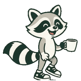 Mapache Kmina Animado